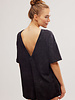 Free People Hot Shot Tee Romper | Black