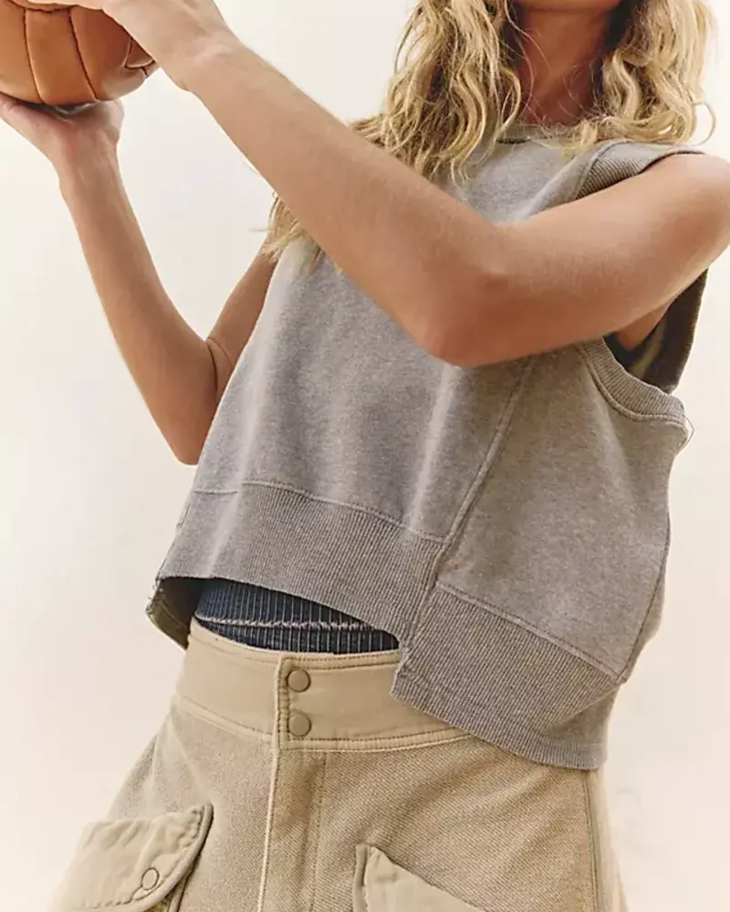 Free People Intercept Tank | Heather Grey