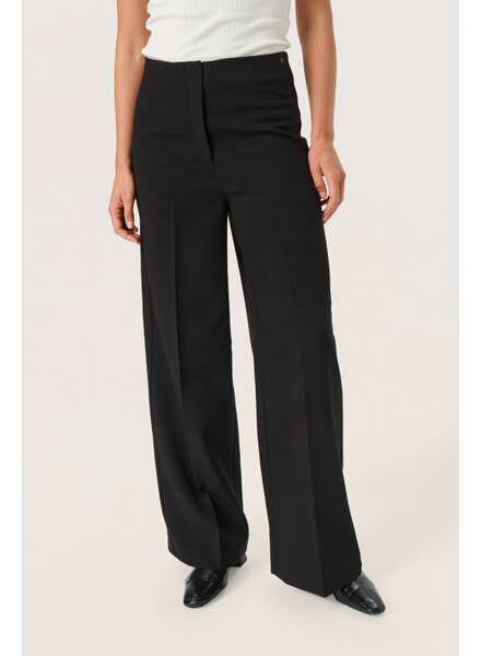 Corinne Wide Long Pants | Black