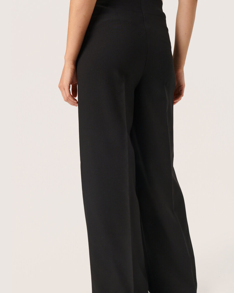 Corinne Wide Long Pants | Black