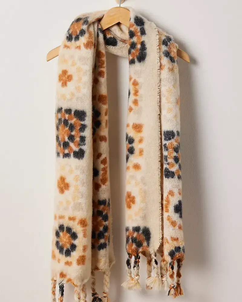 Free People Kaleidiscope Blanket Scarf | Ivory
