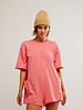 Free People Hot Shot Tee Romper | Hibiscus