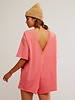 Free People Hot Shot Tee Romper | Hibiscus