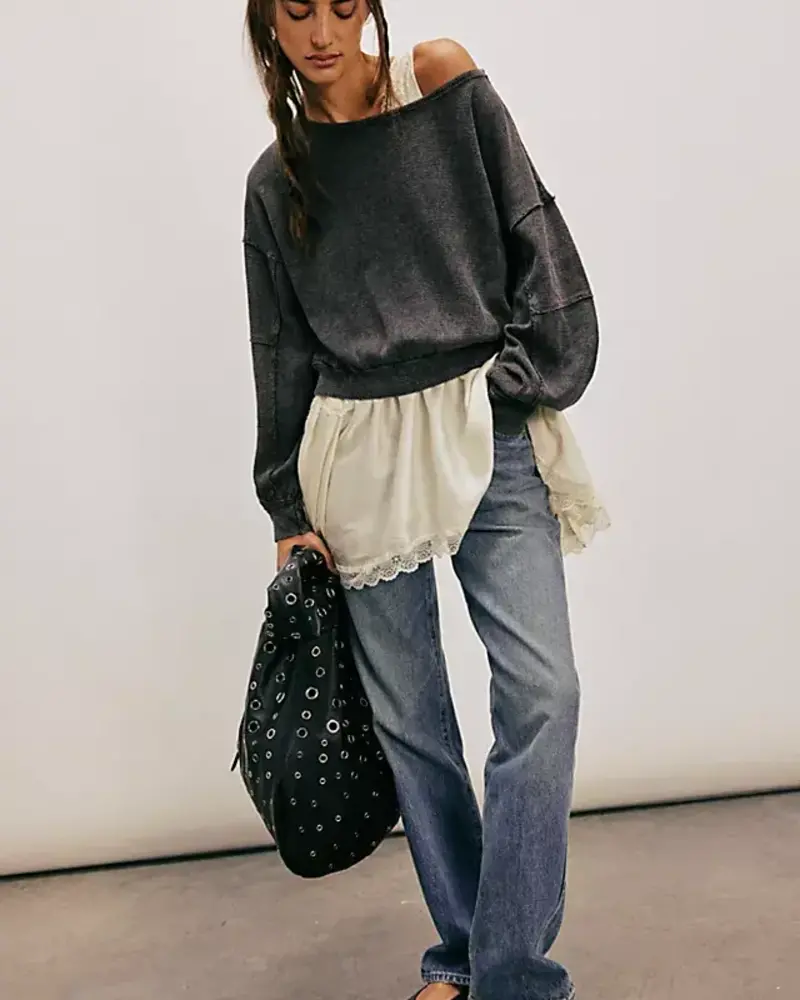 Free People Ife Pullover | Black