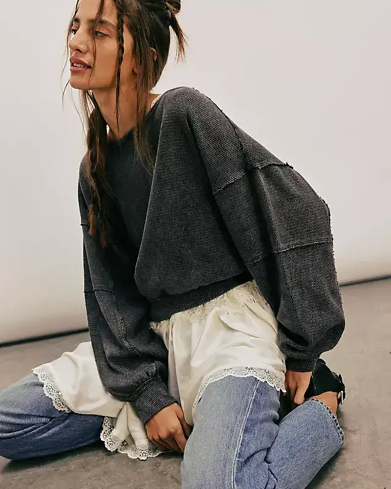 Free People Ife Pullover | Black
