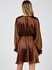 Warm Tea Dolman Long Sleeve Mini Dress