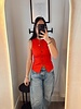 Free People Lennie Waistcoat Vest | Red