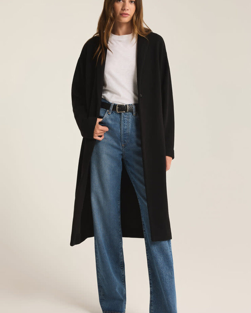 Z Supply Mason Knit Coat | Black