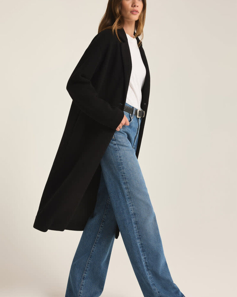 Z Supply Mason Knit Coat | Black