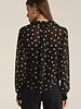 Z Supply Vivienne Polka Dot Crepe Top