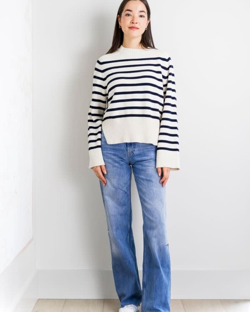 Addie Knit Pull-Over in Stripe