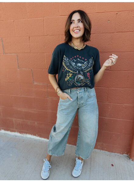 Free People Good Luck Mid-Rise Barrel Jeans | Kismet