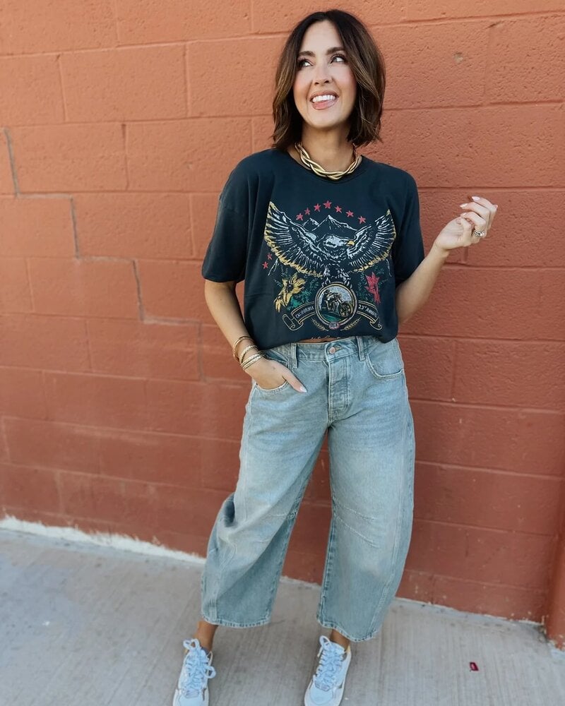 Free People Good Luck Mid-Rise Barrel Jeans | Kismet