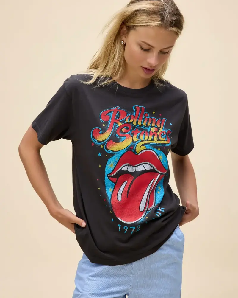 Rolling Stones 1972 Boyfriend Tee