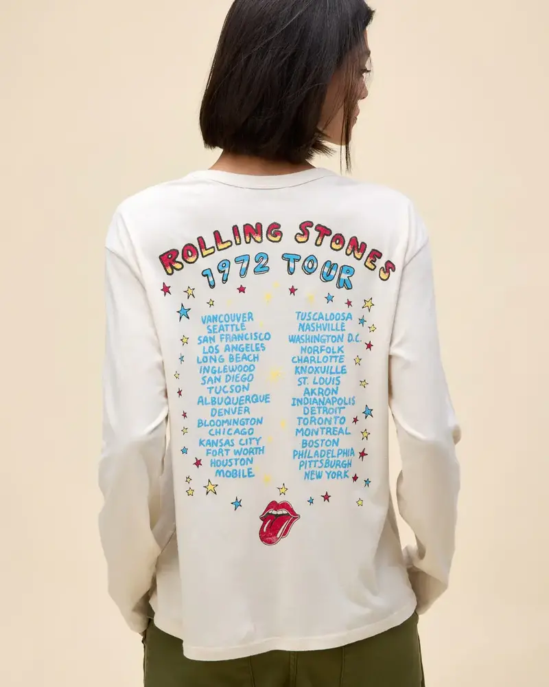 Rolling Stones 1972 Crewneck Long Sleeve