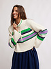 Free People Greta Half Zip | Swirl Combo