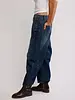 Free People Good Luck Mid-Rise Barrel Jeans | Deep End