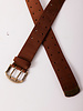 Free People Double Cross Belt | Brown