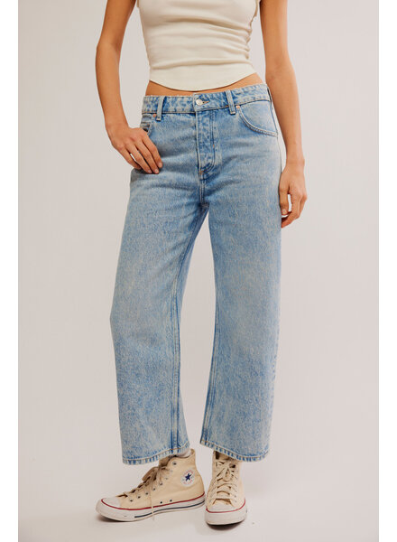 Free People Deep Trance Dropped Boyfriend Jeans