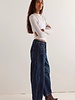 Free People Good Luck Mid-Rise Barrel Jeans | Deep End