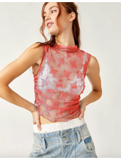 Free People Nice Try Solid Muscle Tank | Coral