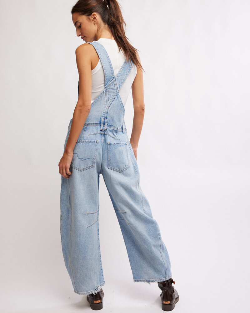 Free People Good Luck Barrel Overalls | Going Steady