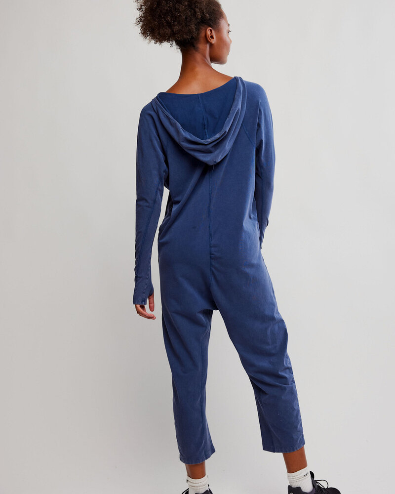 Free People Hot Shot Long-Sleeve Onesie | Midnight