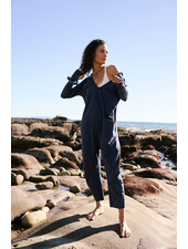 Free People Hot Shot Long-Sleeve Onesie | Midnight