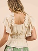 Takes Time Layered Ruffle Top