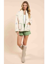 Fair Weater Quilted Zip Up Jacket