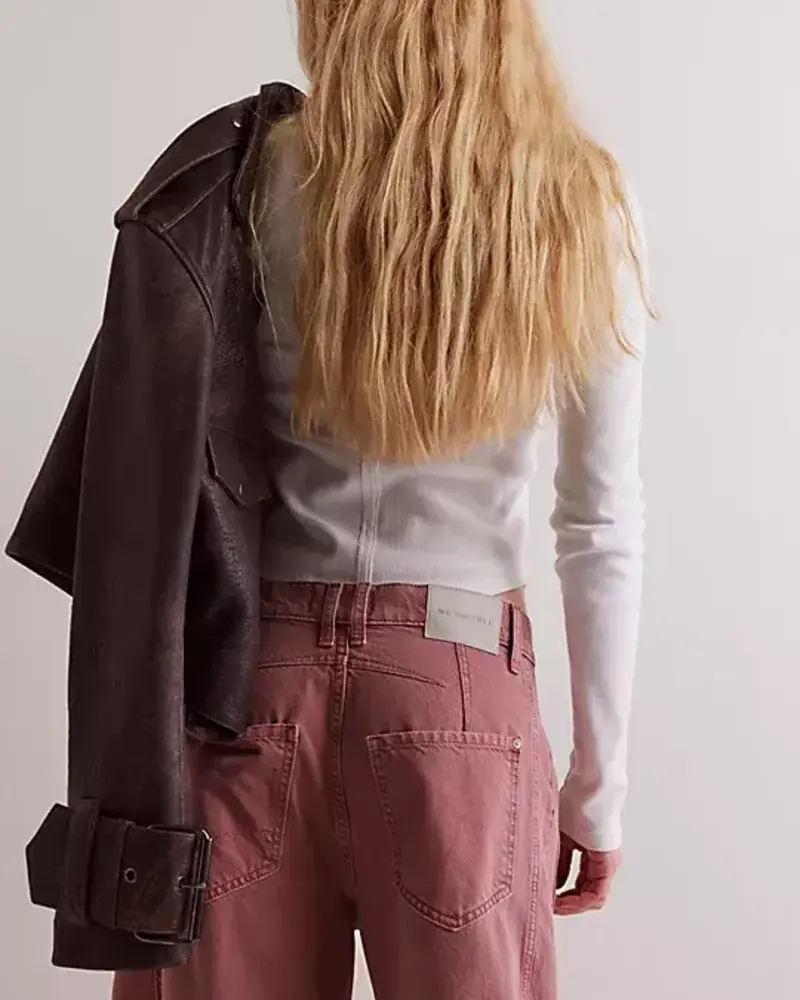 Free People Good Luck Mid-Rise Barrel Jeans | Sunsetter