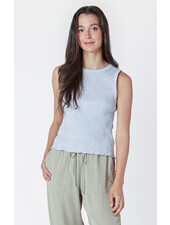 Bali Waffle Tank | Grey