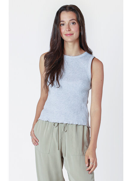 Bali Waffle Tank | Grey