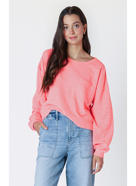 Lulu Coral Sweatshirt