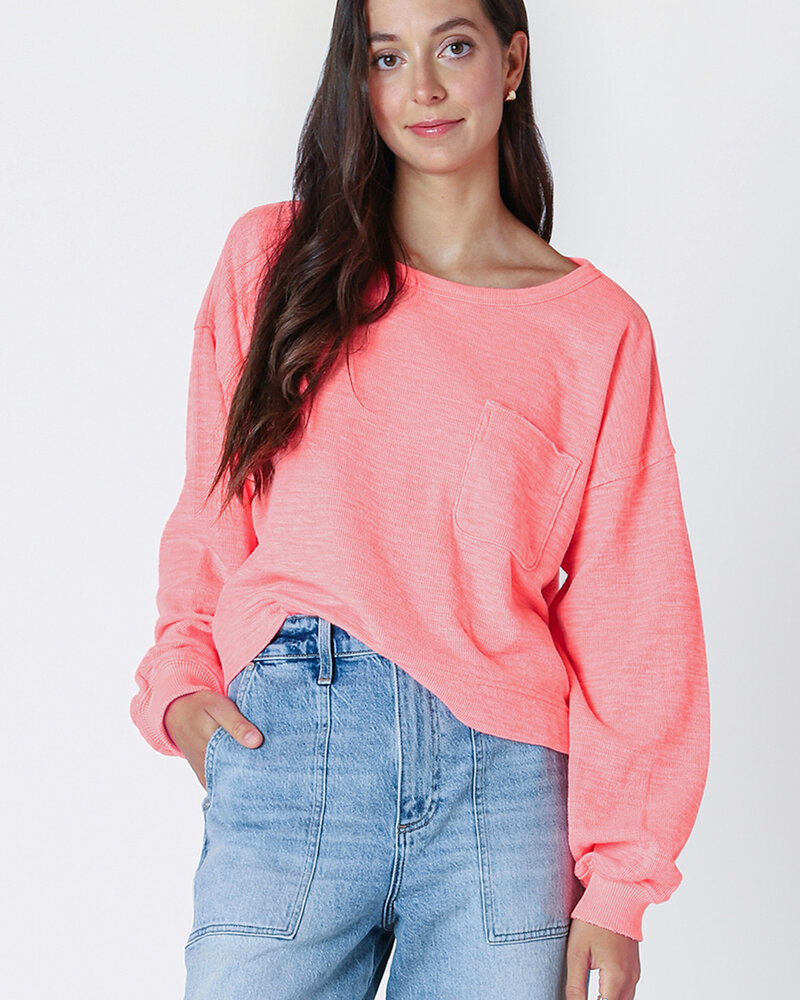 Lulu Coral Sweatshirt