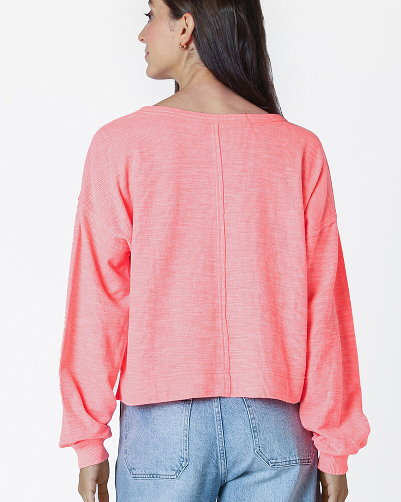 Lulu Coral Sweatshirt