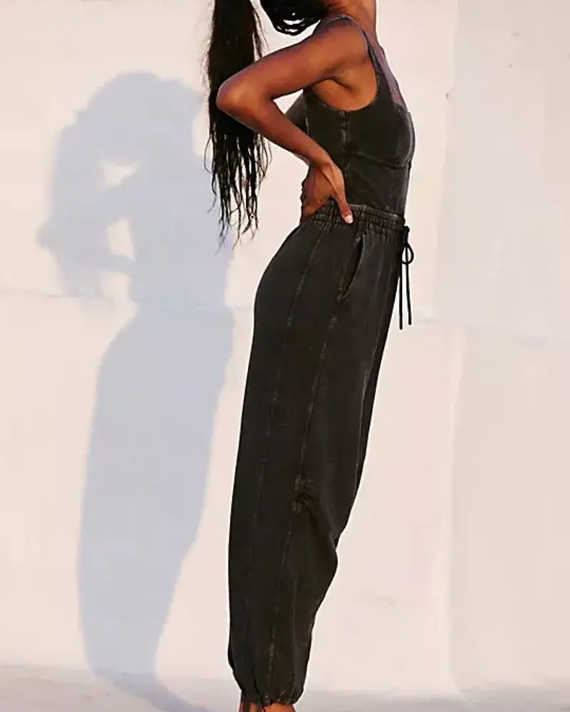Free People Inbound Onesie | Black