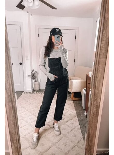 Free People Ziggy Denim Overall | Black