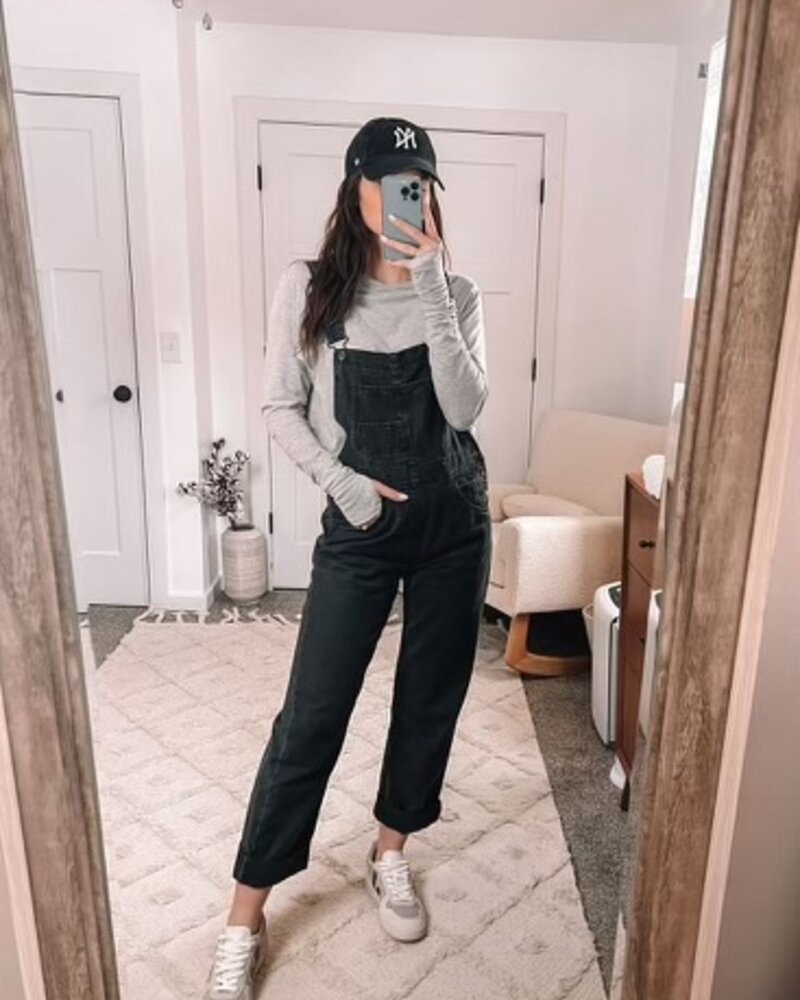 Free People Ziggy Denim Overall | Black