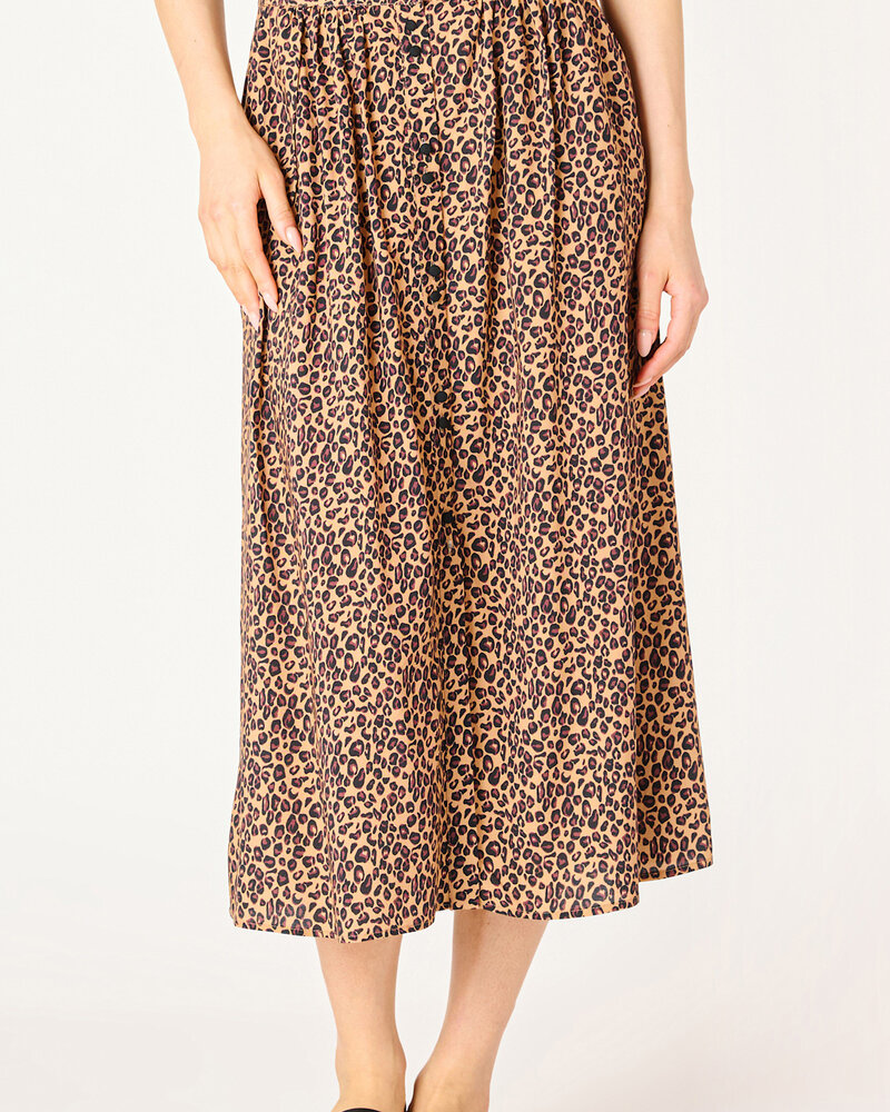 Rhea Animal Print Skirt