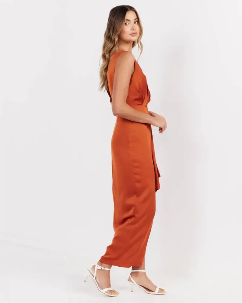 Goddess Dress | Rust