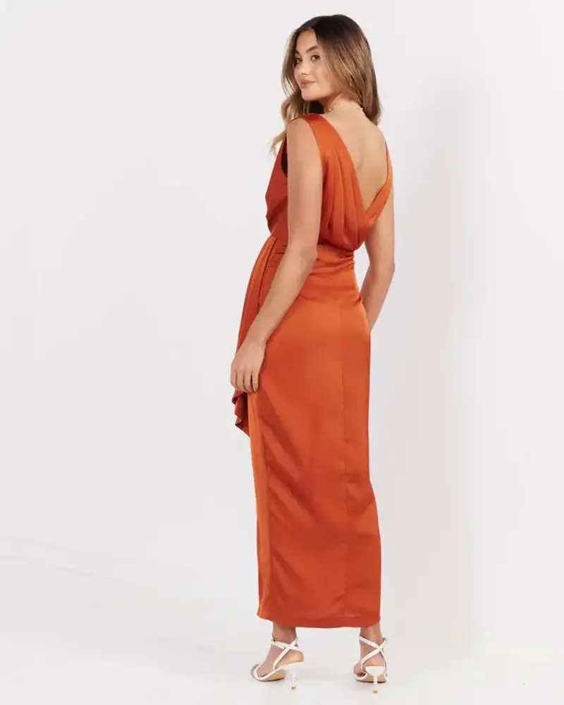 Goddess Dress | Rust