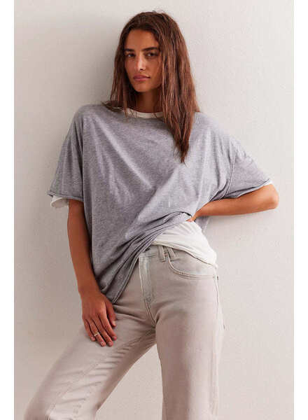 Free People Nina Tee | Heather Grey