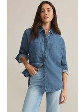 Z Supply All Day Luxe Soft Denim Jacket | Indigo