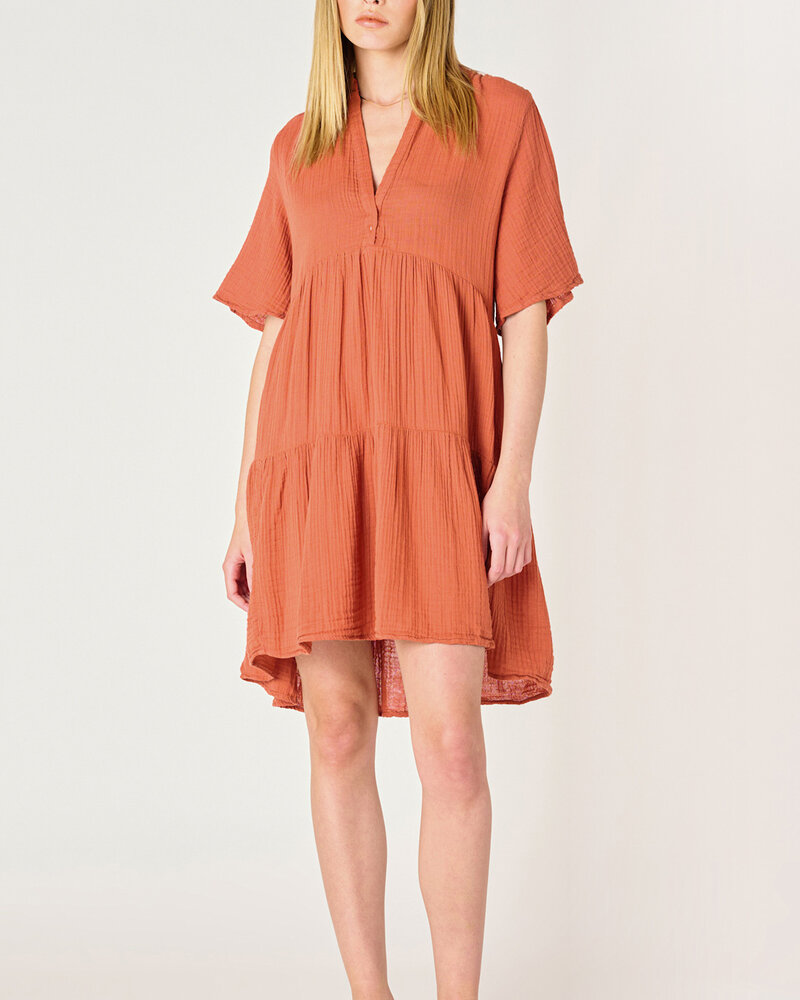 Alena Sunset Dress | Rust