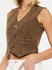 Nickki Denim Vest