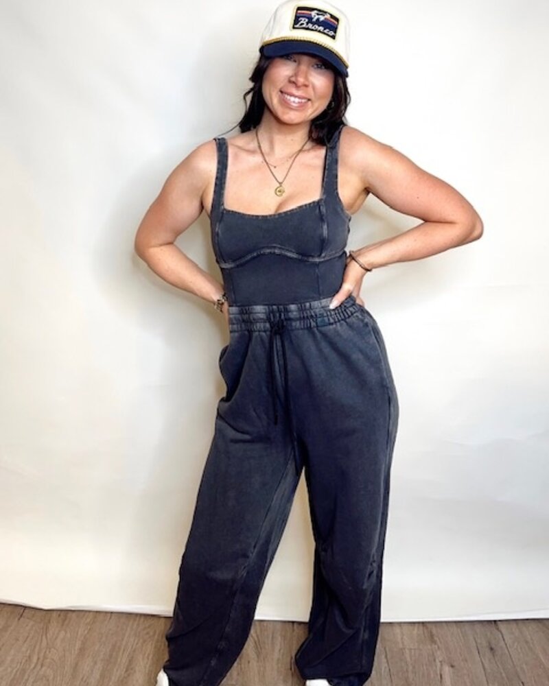 Free People Inbound Onesie | Black
