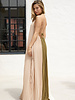 Kemi Color Block Maxi Pleated Dress
