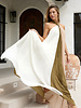 Kemi Color Block Maxi Pleated Dress