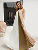 Kemi Color Block Maxi Pleated Dress